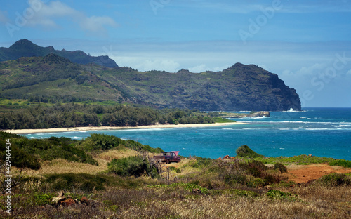 Shipwreck Beach Kauai Coast Hawaii