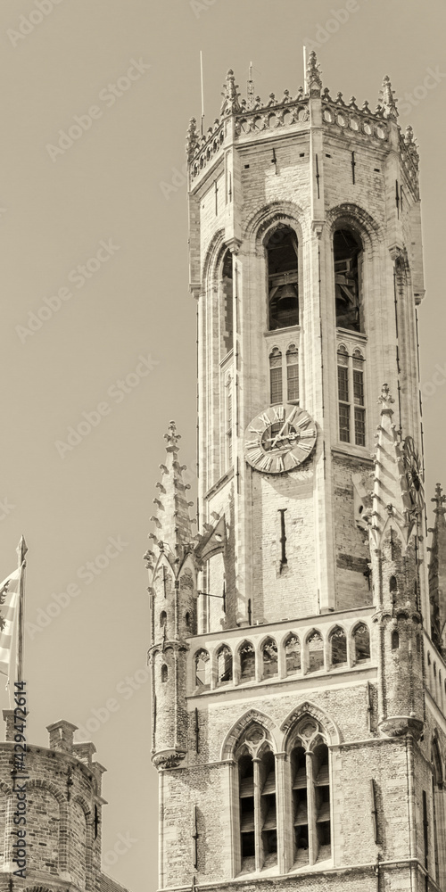 Beautiful medieval architecture of Bruges, Belgium