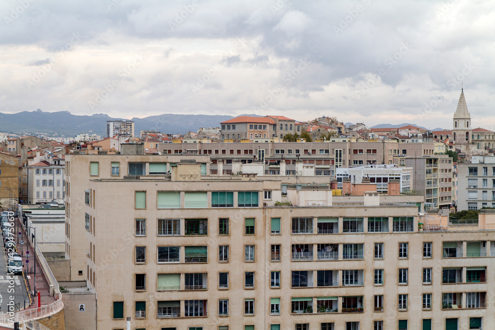 Edificio en la ciudad de Marsella o Marseille en el pais de Francia o France