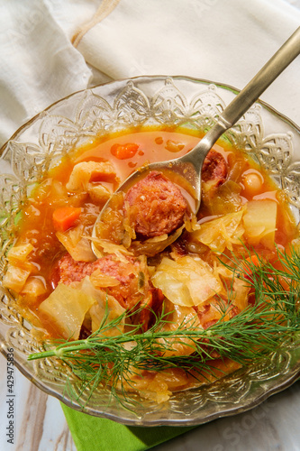 German Kielbasa Oktoberfest Stew photo