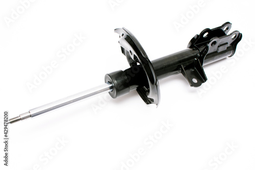 Foto Front strut hydraulic shock absorber with fastening loops and coil spring seat