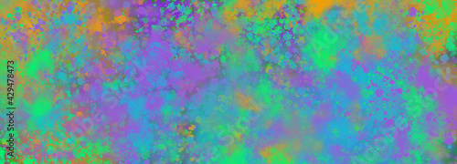 An abstract paint splatter banner background image. © Brothers Welch