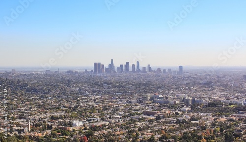 Los Angeles Skyline as seen from Griffith Park