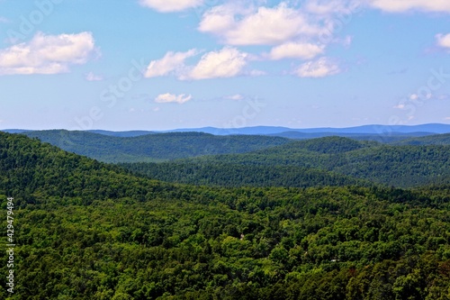 Landscape View of Hot Springs National Park in Arkansas