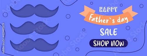 happy father`s day banner, sale