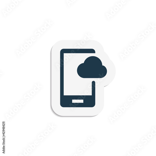 Mobile Cloud - Sticker