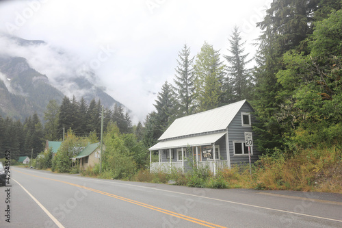 ghost town called hyder in alaska photo