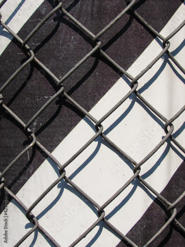 Texture metal grid background