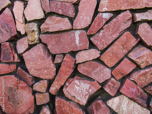 Texture red brick wall