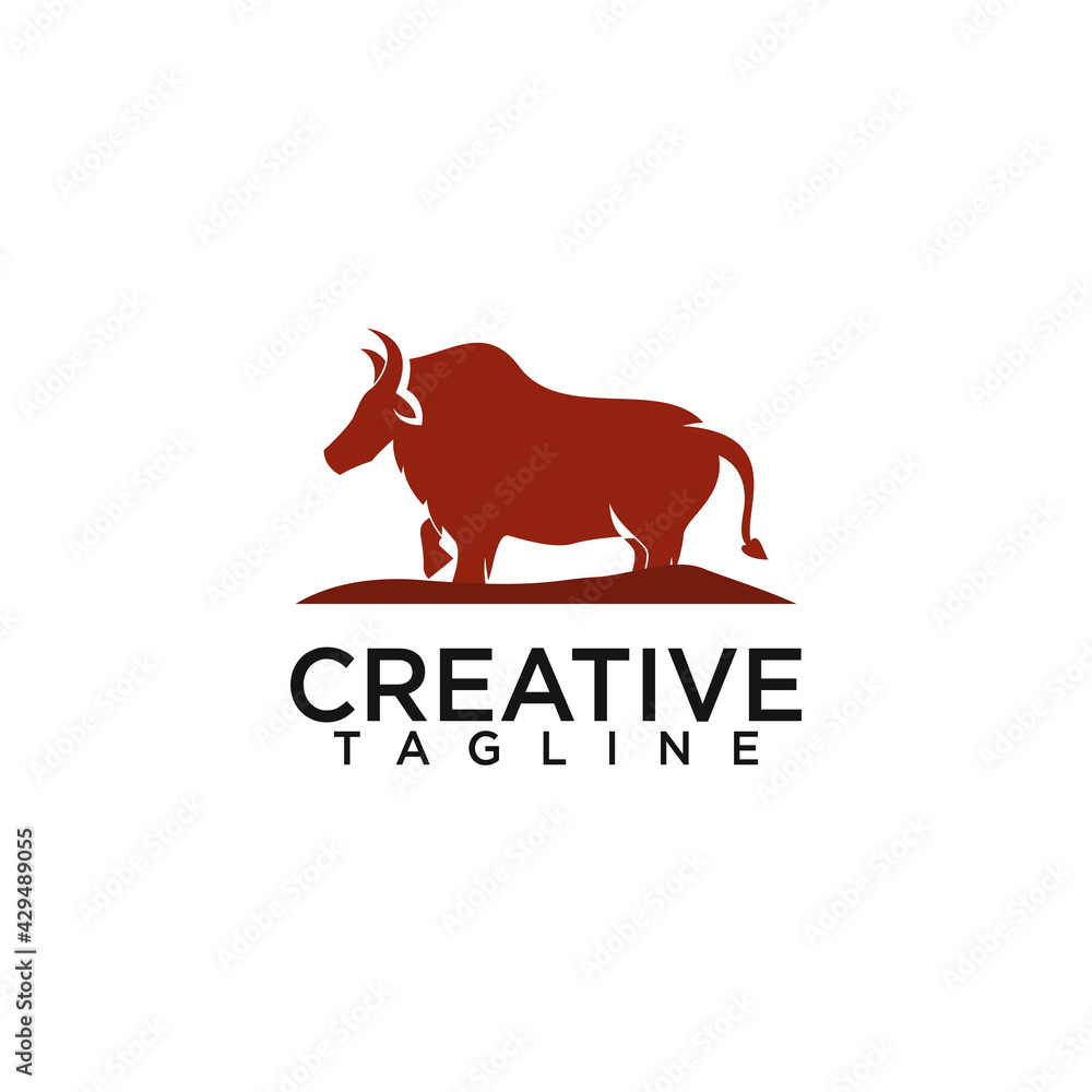 Obraz premium Bull vector