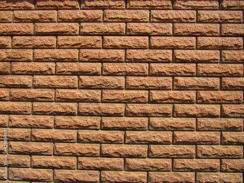 red brick wall, texture