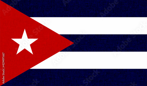 Free Download Vector Illustration flag of cuba in grunge texture style. - GFXLoad