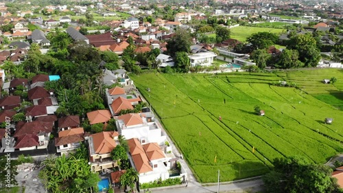 Rice Fields and Villas in Kerobokan, Bali
