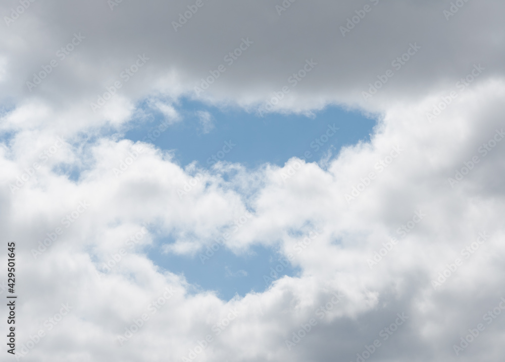 Obraz premium blue sky with clouds