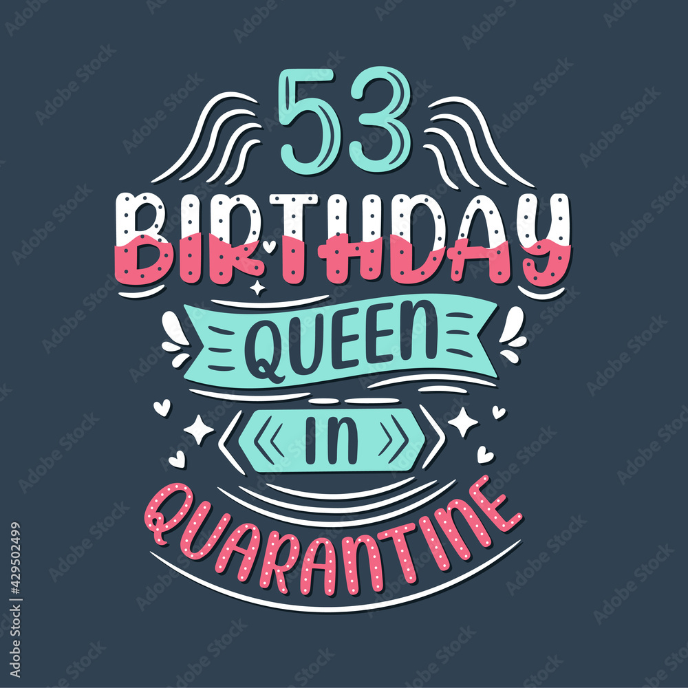It's my 53 Quarantine birthday. 53 years birthday celebration in Quarantine.