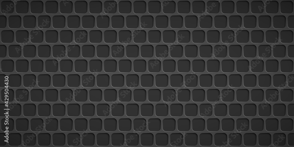Abstract background with squares holes in gray colors Abstract background with squares holes in gray colors