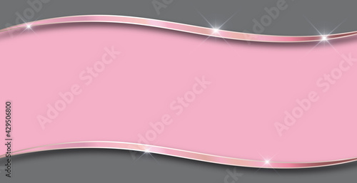 grau silber und helle rosa wellen mit pinken hintergrund