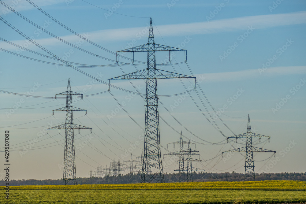 custom made wallpaper toronto digitalHochspannungsmasten