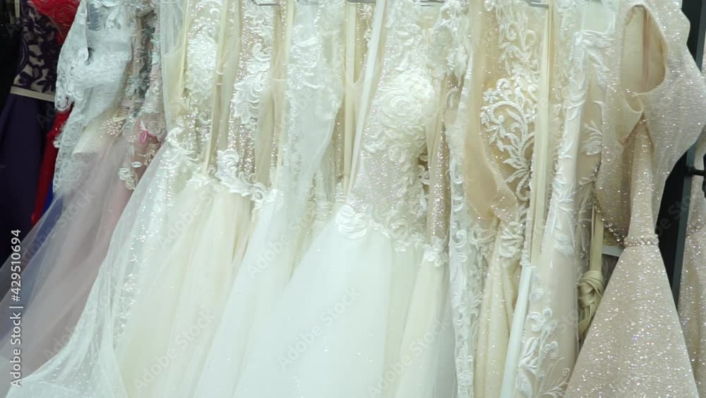 Many wedding dresses are waiting for brides Many wedding dresses are waiting for brides