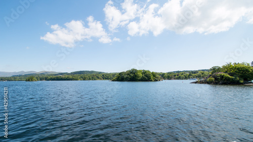 The iconic Windermere lake in the UK