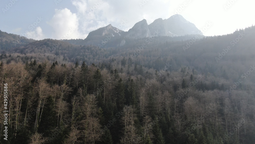Naklejka premium Lescun, Les Pyrénées, France, Europe
