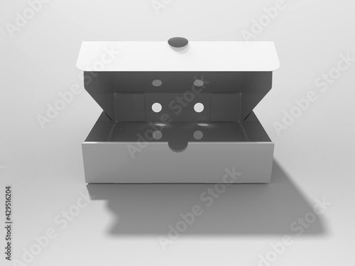 3D Rendering Product Packaging Template