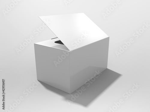 3D Rendering Product Packaging Template