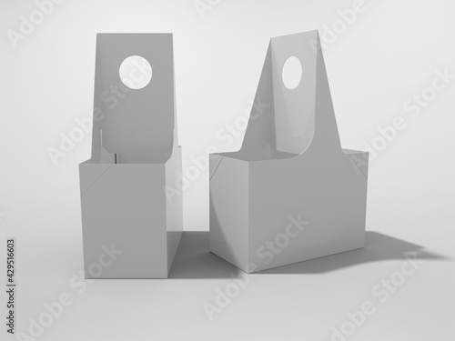 3D Rendering Product Packaging Template