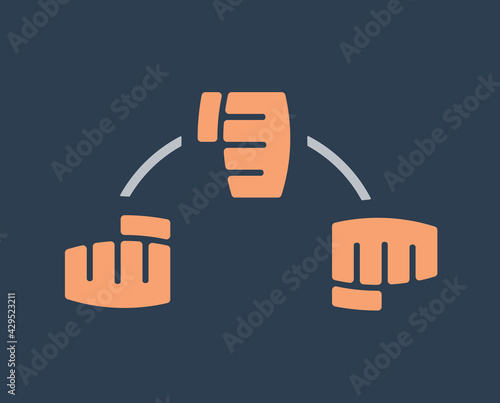 Bicep curl grip variation, dumbbell bicep curl guide, vector illustration