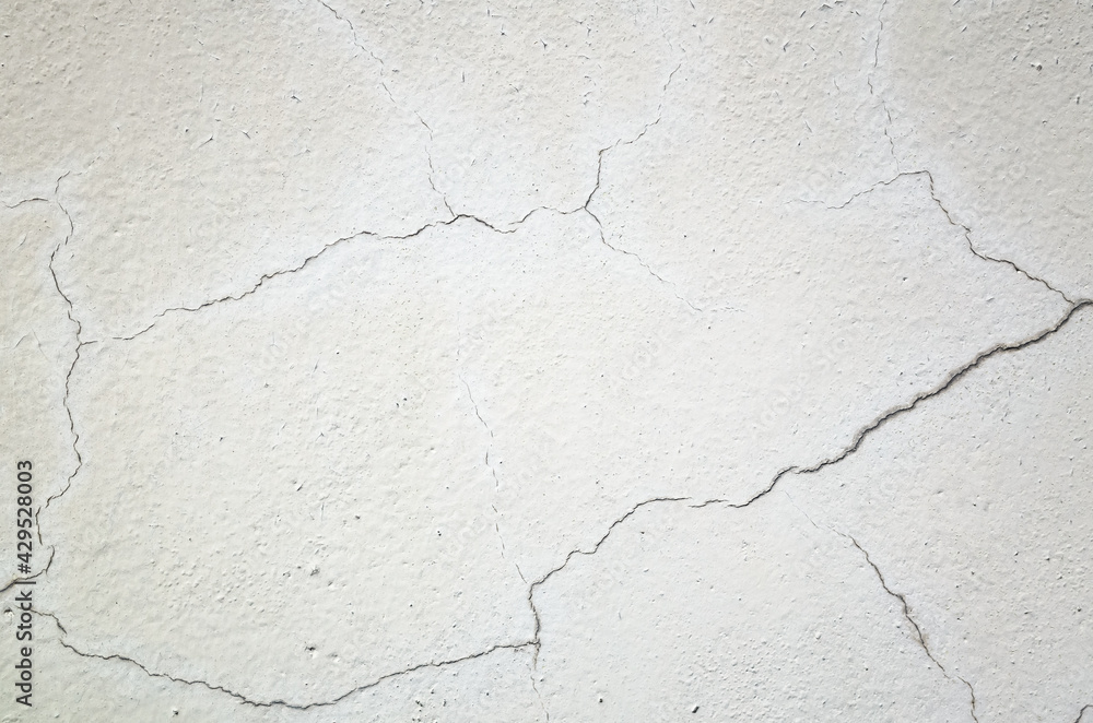 Obraz premium cracked and aged gray wall background