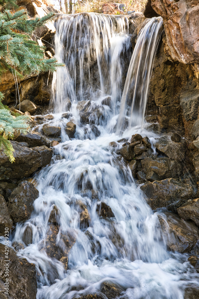 Obraz premium waterfall in the forest