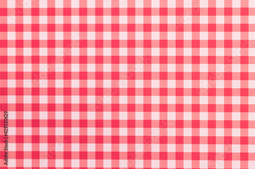 背景素材　洋紙　ギンガム　チェック　赤