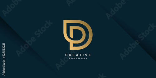 Monogram D logo with creative unique concept for business, company or person part 4