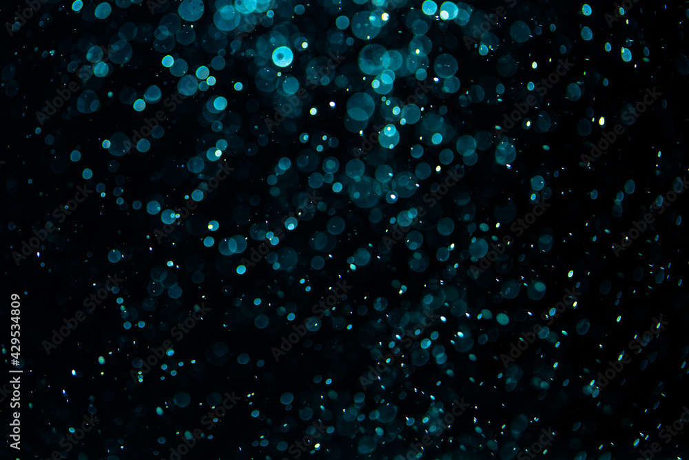 Fototapeta premium Vintage black bokeh created by neon lights