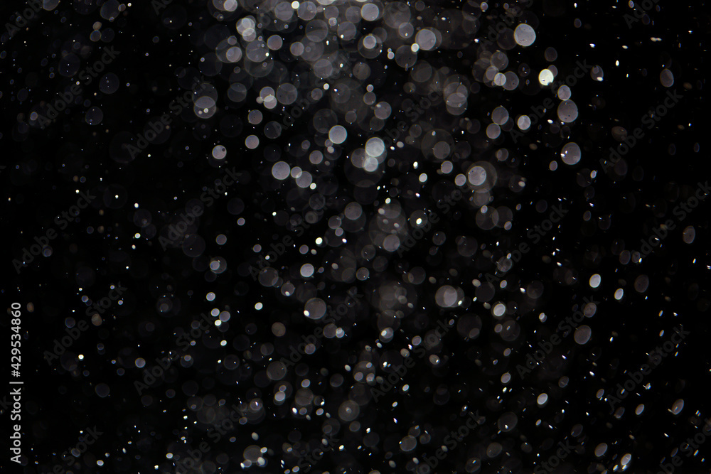Black bokeh texture Black bokeh texture