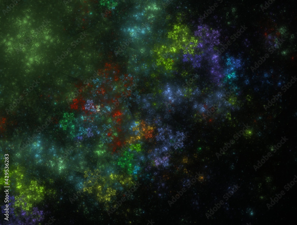 Obraz premium Imaginatory fractal background generated Image