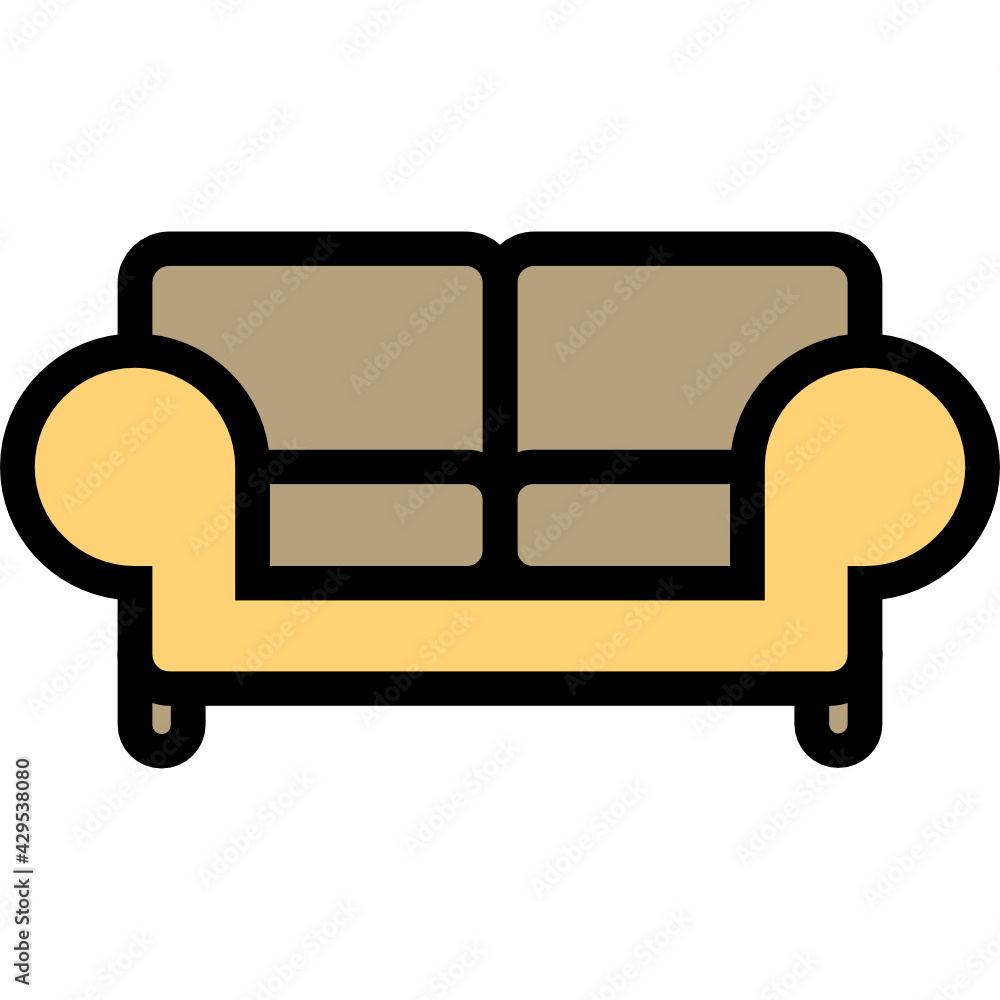 couch icon vector couch icon vector