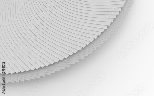 Fototapeta Naklejka Na Ścianę i Meble -  geometric abstract uniform background. 3d render