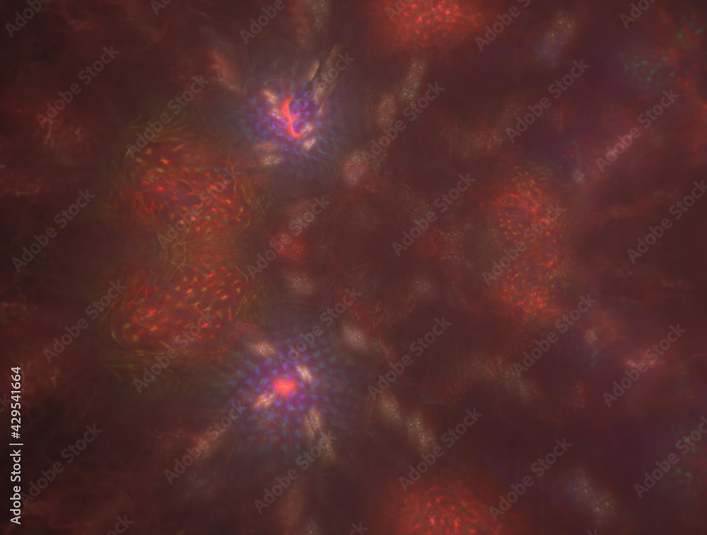 Naklejka premium Imaginatory fractal background generated Image