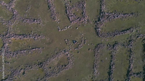 Ismantorp Fortress in Öland, Sweden photo