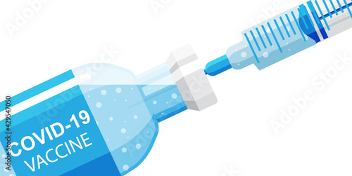 Coronavirus covid 19 vaccination concept.