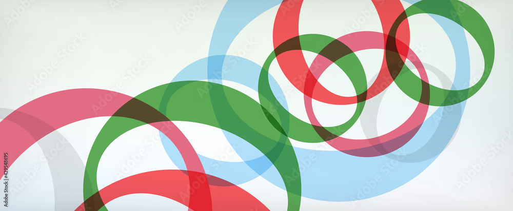 Ring geometric shapes, o letter repetition wallpaper. Abstract background for business or technology presentations, internet posters or web brochure covers Ring geometric shapes, o letter repetition wallpaper. Abstract background for business or technology presentations, internet posters or web brochure covers