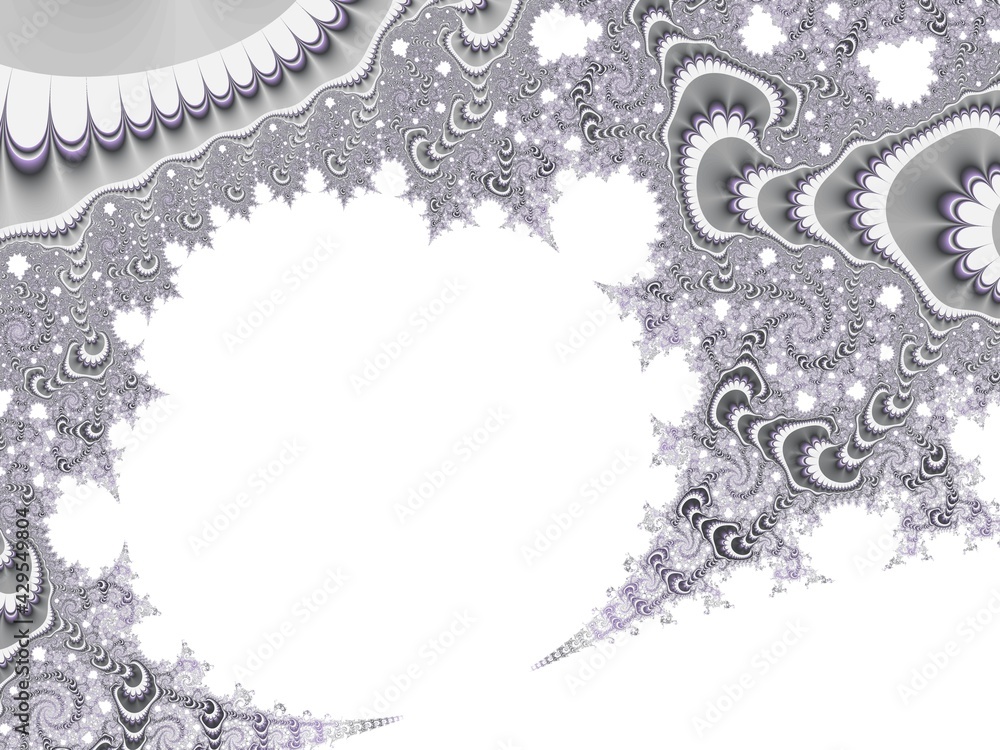 Fototapeta premium Abstract fractal art background. suitable for use in imagination, creativity, and design projects.Great for cell phone wallpaper, wrapping paper, website background and flyer