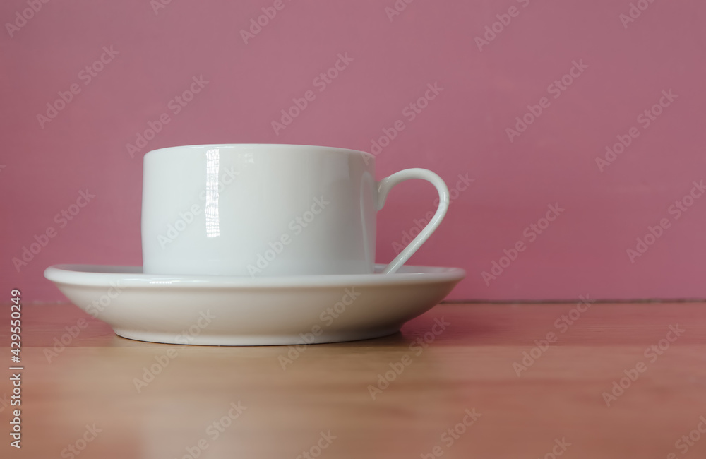 coffee cup on pink background. coffee cup on pink background.