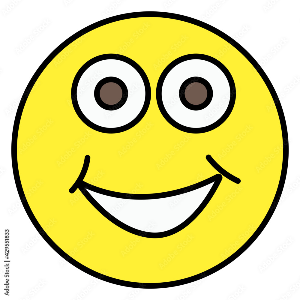 A beautiful design icon of smiley A beautiful design icon of smiley