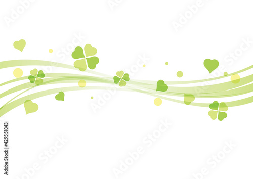 クローバーとウェーブ　緑