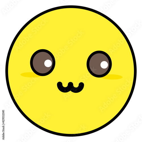 A unique design icon of confounded emoticon