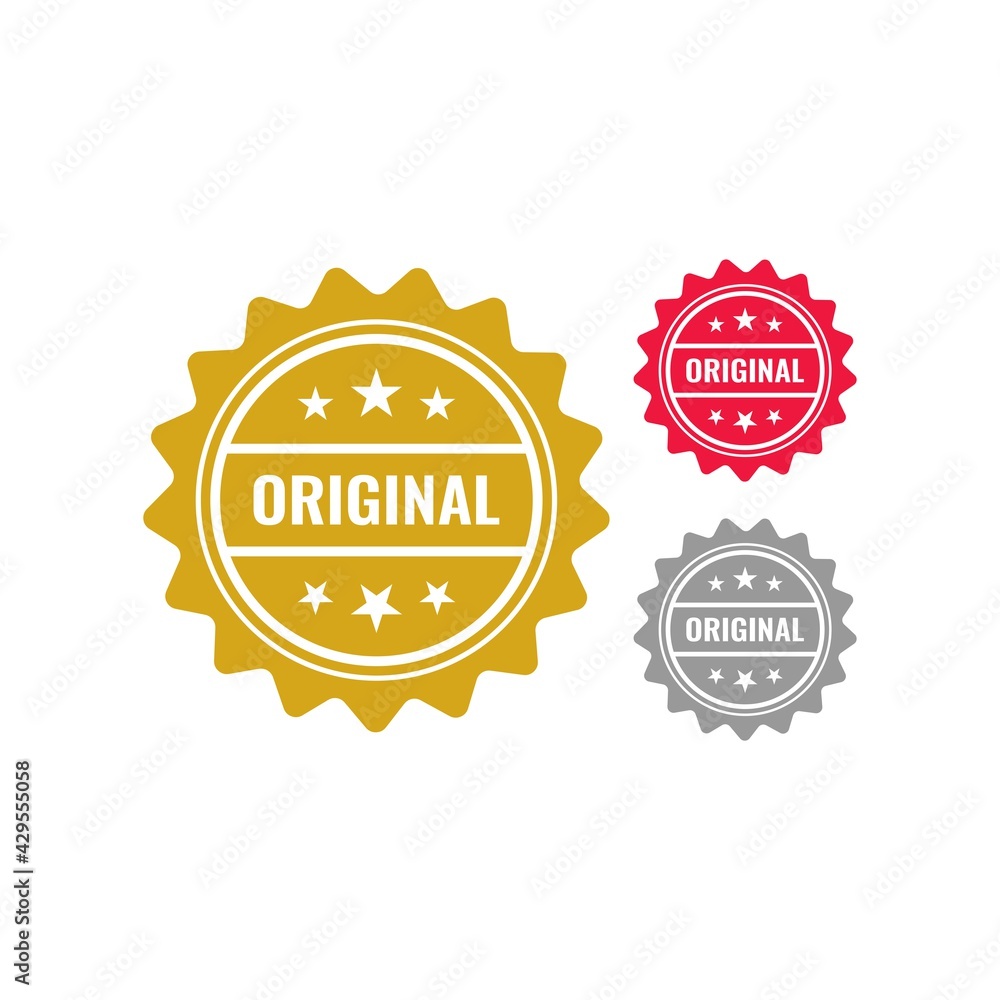 sticker label symbols original product set sticker label symbols original product set