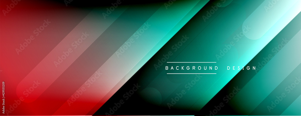 Dynamic lines abstract background. 3D shadow effects and fluid gradients. Modern overlapping forms Dynamic lines abstract background. 3D shadow effects and fluid gradients. Modern overlapping forms