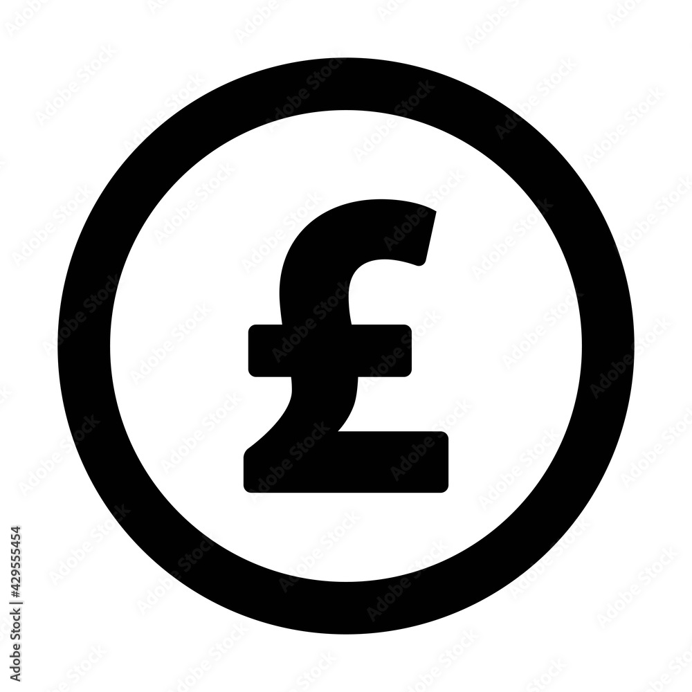 Pound sign icon vector currency symbol for business and finance in a flat color glyph pictogram illustration Pound sign icon vector currency symbol for business and finance in a flat color glyph pictogram illustration